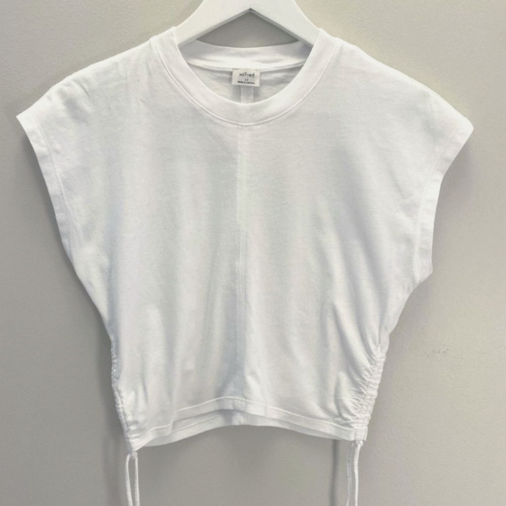 Aritzia Wilfred 100% Cotton White Tee